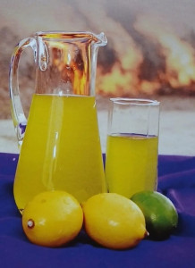 Шербет с лимонными корочками Азербайджанская кухня